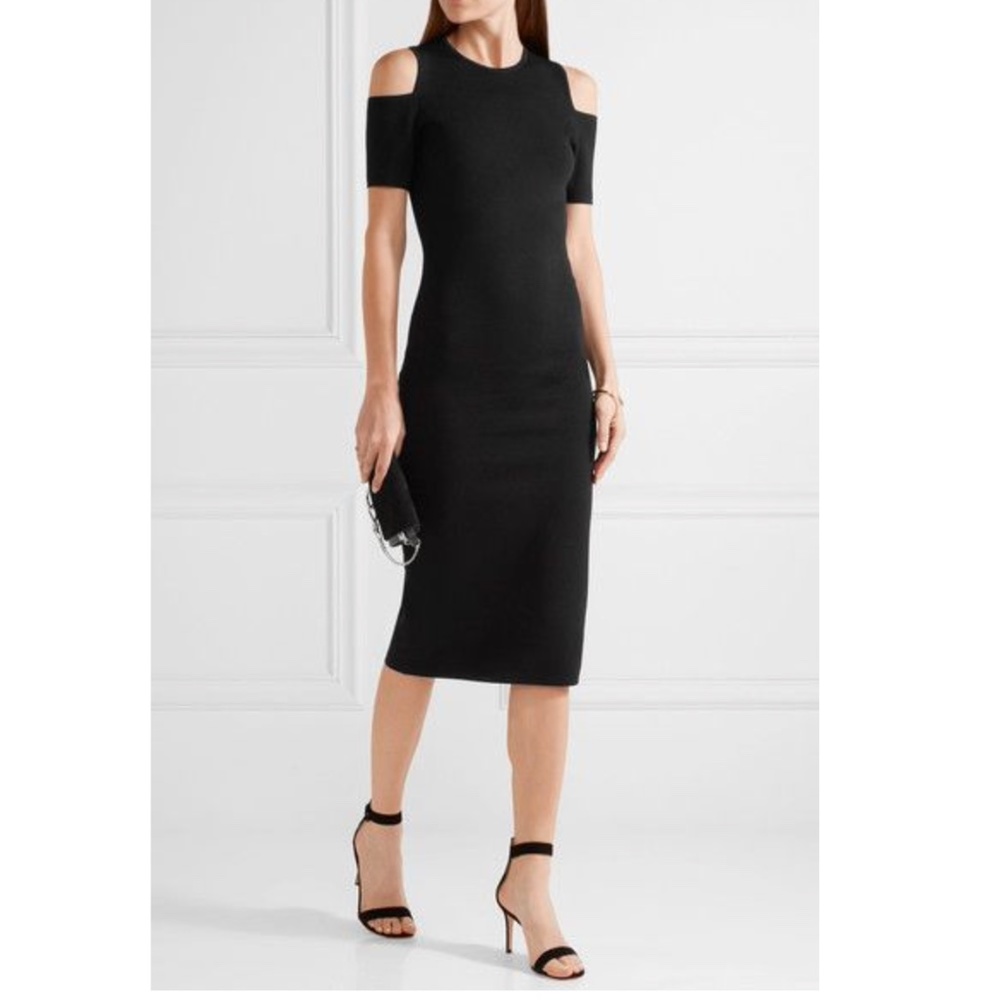 !!!! SOLD !!! Michael Kors cold-shoulder knit bodycon dress